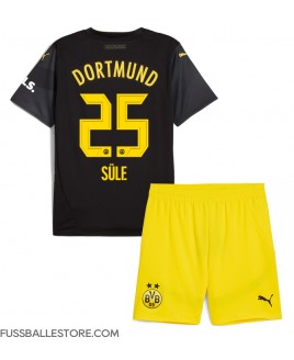 Günstige Borussia Dortmund Niklas Sule #25 Auswärts Trikotsatzt Kinder 2024-25 Kurzarm (+ Kurze Hosen)
